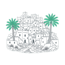 رسم يرمز إلى القطن